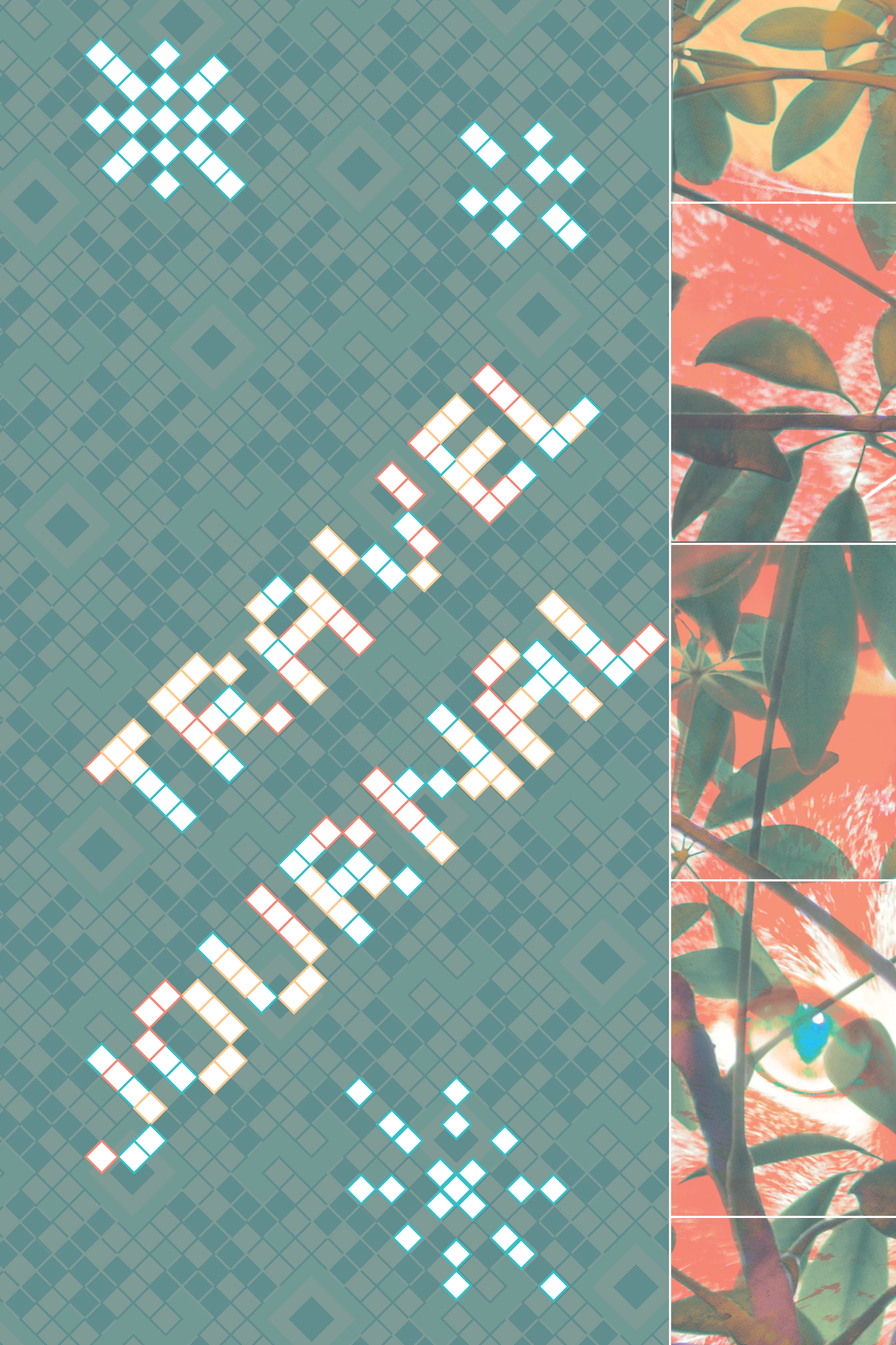 Green Cat's Eye Travel Journal